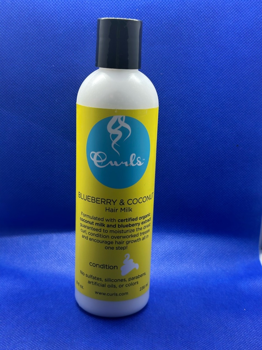 Curls Blueberry Bliss Blueberry & Coconut Hair Milk - Conditioner NWT🏷️ 8 fl oz.